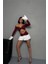 Dipmoda kadın bordo mini boy ikili balon takim DPDF132 1