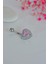 Kalp Model Pembe Taşlı Çelik Göbek Piercing 3