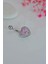 Kalp Model Pembe Taşlı Çelik Göbek Piercing 4