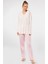 Empirme Patlı Battal Uzun Kollu Pijama Takım 3366/PEMBE 1