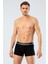 Erkek Likralı Boxer 1317/SIYAH 4