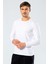 Erkek Uzun Kollu T-Shirt 1333/BEYAZ 2