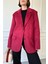Blazer Süet Ceket- Bordo 2