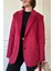 Blazer Süet Ceket- Bordo 5
