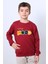 Erkek Çocuk Şardonlu Sweat Mood Nakış Detaylı Ribanalı E35 2