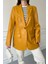 Blazer Deri Ceket- Hardal 3