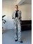Zebra Desen Premium Pantolon- Ekru 1