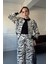 Zebra Desen Premium Pantolon- Ekru 4