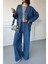 Duble Paça Denim Takım Mavi 1
