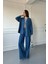 Duble Paça Denim Takım Mavi 5