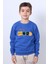Erkek Çocuk Şardonlu Sweat Mood Nakış Detaylı Ribanalı E35 2