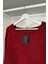 Oversize Orijinal Triko Kazak Bordo 2