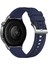 Huawei Watch Gt5 46mm Gt5 Pro Gt4 46mm Gt3 46mm Gt3 Pro Se Gt2 ile Uyumlu Kordon (22 mm) Hybrid Dikişli Kumaş Silikon 3
