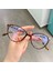 Mavi Işık Korumalı Leopar Desenli Cat Eye Blue Block Optik Uyumlu UV400 Korumalı Gözlük 1