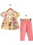 Babexi Wow Colors Oyuncaklı Desenli Taytlı Kız Takım 1