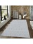 8367A Krem-Vizon Saçaklı Bohem Modern Iskandinav Dokuma Halı Oturma Odası - Salon 1