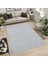 8367A Krem-Vizon Saçaklı Bohem Modern Iskandinav Dokuma Halı Oturma Odası - Salon 2