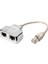 Cat. 5e Patch Kablo Adaptörü, Zırhlı, 2 x RJ45 Dişi 1 x RJ45 Erkek, Kablo Mesafesi 0.19 Metre 1