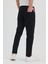 Theseason Erkek Siyah Slim Fit Esnek Gabardin Pantolon 5