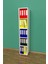 Modüler Açık Raflı Kitap ve Dosya Dolabı 3G-001-AD-BEYAZ / 35x35x190h 1