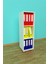 Modüler Kitaplık Ofis Dolabı Evrak ve Dosya Dolabı 3G-002-AD-BEYAZ / 35x35x116h 1