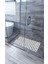Banyo Paspası Beyaz Silikon Kaymaz Vakumlu Duş Paspası 1