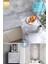 Kendinden Yapışkanlı Mermer Desen Folyo Mutfak Banyo Tezgah Duvar Kaplama 60 cm x 500 cm Açık Gri 3