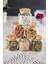 Robinanka 6 Lı Set Bambu Kapaklı Cam Kavanoz & Baharat Takımı & Baharatlık 500 ml ( Vakum Kapak ) 3