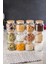 Robinanka 12 Li Set Bambu Kapaklı Cam Kavanoz & Baharat Takımı & Baharatlık 500 ml ( Vakum Kapak ) 3