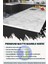 Kendinden Yapışkanlı Mat Mermer Desen Folyo Mutfak Banyo Tezgah Duvar Kaplama 60 cm x 500 cm Beyaz 7