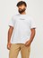 Jack Jones Jorvesterbro Tee Ss Crew Neck Noos Pls Erkek Beyaz Büyük Beden Tshirt 12248177-01 1