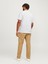 Jack Jones Jorvesterbro Tee Ss Crew Neck Noos Pls Erkek Beyaz Büyük Beden Tshirt 12248177-01 2