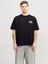 Jack Jones Jorbıgwıg Tee Ss Crew Neck Tg Erkek Siyah Tshirt 12275396-02 1