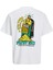 Jack Jones Jorbıgwıg Tee Ss Crew Neck Tg Erkek Beyaz1 Tshirt 12275396-99 2