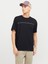 Jack Jones Jcofusıon Full Brandıng Tee Ss Crew Noos Erkek Siyah Tshirt 12273120-02 1