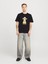 Jack Jones Joranatomy Skull Tee Ss Crew Neck Ln Erkek Siyah Tshirt 12272966-02 3