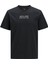 Jack Jones Jprbluatlas Ss Tee Erkek Siyah Tshirt 12275372-02 1