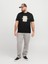 Jack Jones Jcotarmac Camo Front Tee Ss Crew N Pls Erkek Siyah Büyük Beden Tshirt 12278563-02 4