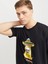 Jack Jones Joranatomy Skull Tee Ss Crew Neck Ln Erkek Siyah Tshirt 12272966-02 2