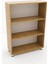 Modüler Ofis Dolabı Evrak Dolabı Kitaplık 3G-006-AD-CEVİZ/90x35x130h 4