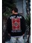 Oversize Bisiklet Yaka Üç Iplik Baskılı Sweatshirt - Siyah 1