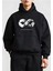 10 Kasıma Özel Üç Iplik Kapüşonlu Baskılı Sweatshirt - Siyah 1