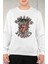 Rolling Stones Yazılı Kapüşonsuz Sweatshirt, Oversize Legend Rock Band Baskılı Sweat 1