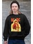 Angus Young Ac Dc Kapüşonsuz Sweatshirt, Oversize Rock Band Baskılı Sweat 1