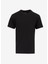 Bisiklet Yaka Düz Siyah - Beyaz Erkek T-Shirt 240M2100998 2