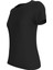Bisiklet Yaka Düz Siyah Kadın T-Shirt J20J224990BEH 2