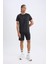 Slim Fit Dar Kesim Sporcu Standart Paça ŞORT V3030AZ25SP 1