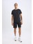 Slim Fit Dar Kesim Sporcu Standart Paça ŞORT V3030AZ25SP 2