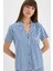 Pijama Takımı Çizgili Kısa Kollu Üst Esnek Belli Uzun Alt-Fall in Love E0275AX25SP 4