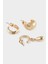 Kadın 6'lı Gold Küpe E4450AXNS 3